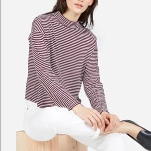 Everlane: long sleeve mock neck tee